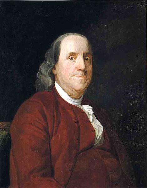 Benjamin Franklin, 1782 - Joseph Wright