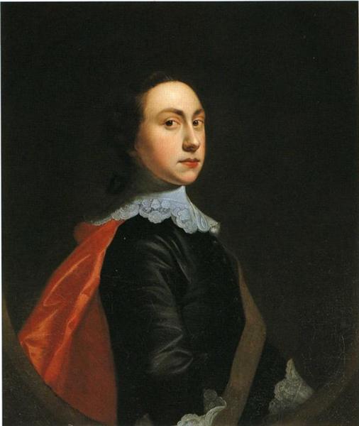 Self-Portrait at the Age of about Twenty, c.1753 - Джозеф Райт