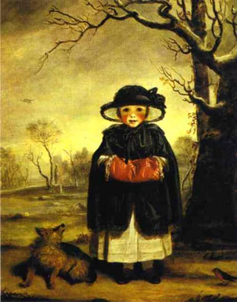 Lady Caroline Scott as Winter, 1776 - Джошуа Рейнольдс
