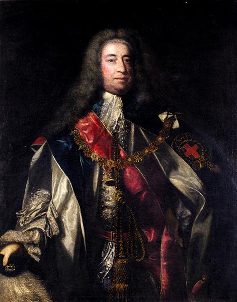 Portrait of Lionel Sackville, 1st Duke of Dorset - 約書亞·雷諾茲