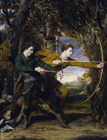 Colonel Acland and Lord Sydney: The Archers - Joshua Reynolds