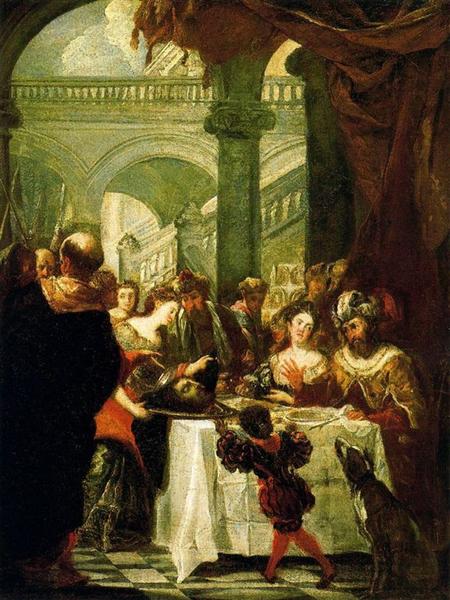 Irod's feast - Хуан Карреньо де Миранда
