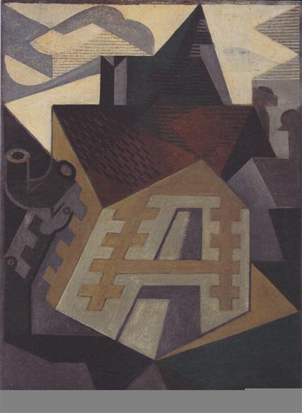 Landscape at Beaulieu, 1918 - Хуан Ґріс
