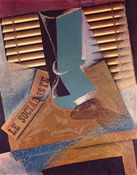 The Sunblind, 1914 - Хуан Ґріс