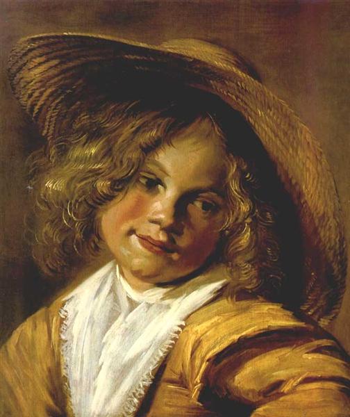 Дівчина в солом'яному капелюшку, c.1635 - Юдит Лейстер