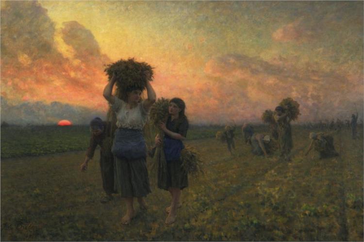 The Last Gleanings, 1895 - Жюль Бретон