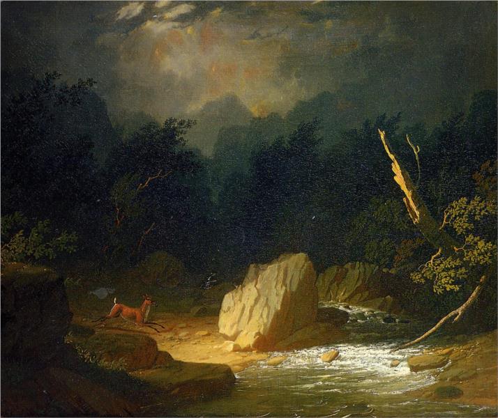 The Storm, c.1852 - 1853 - Жуль Бретон