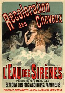 Recoloration des Cheveux par l'Eau des Sirènes - Jules Chéret