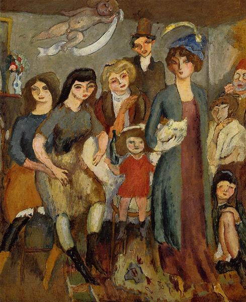 The Turkish Family, 1907 - Жуль Паскін