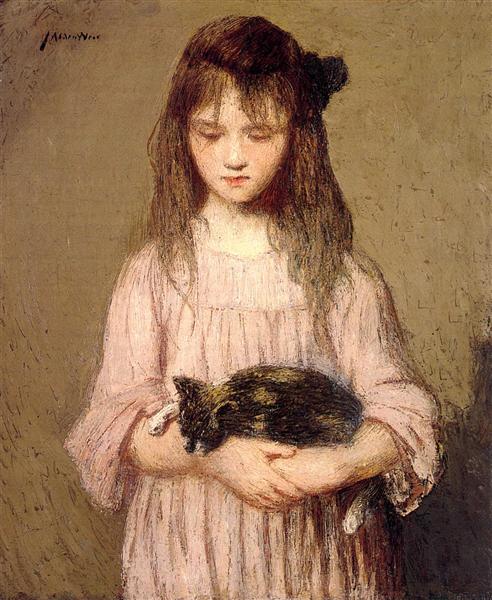 Little Lizie Lynch, c.1910 - Julian Alden Weir
