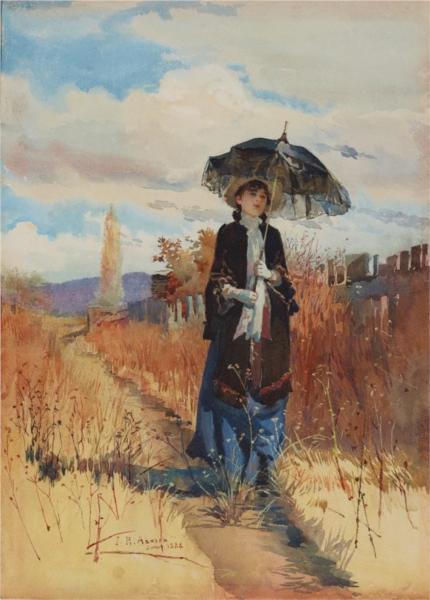 A solitary ramble, 1888 - Джулиан Эштон