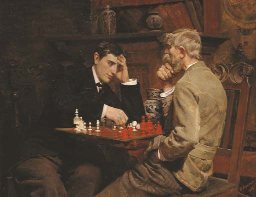 The Chess Game - Julian Ashton