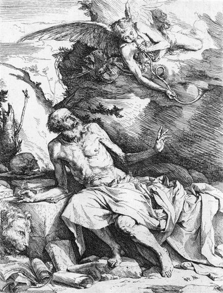 St. Jerome and the Angel, 1621 - Jusepe de Ribera