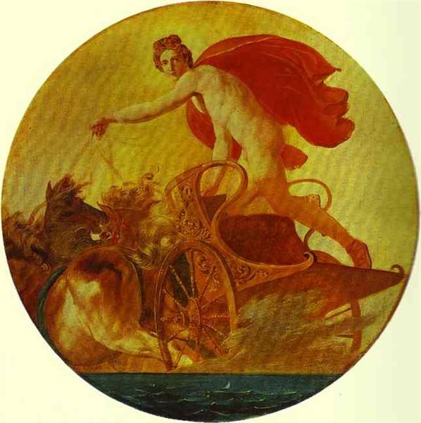 Pheb in His Chariot - Karl Brioullov