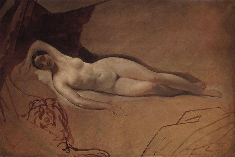 Sleeping Juno - Karl Briulov