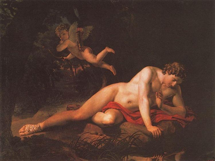 The Narcissus, 1819 - Karl Brioullov