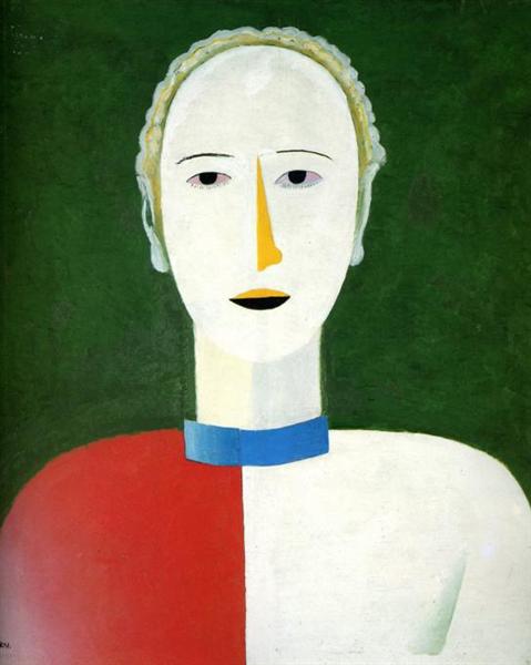 Portrait of a Woman, c.1932 - Kasimir Sewerinowitsch Malewitsch