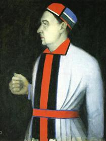 Portrait of Man - Kasimir Sewerinowitsch Malewitsch
