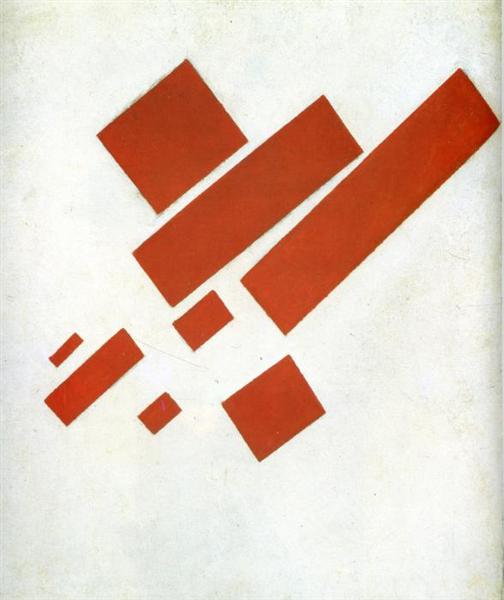 Suprematism. Two Dimensional Self Portrait, 1915 - Kazimir Malevich