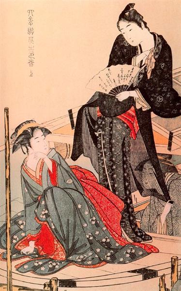 Stylish Amusements of the Four Seasons, c.1783 - Китагава Утамаро
