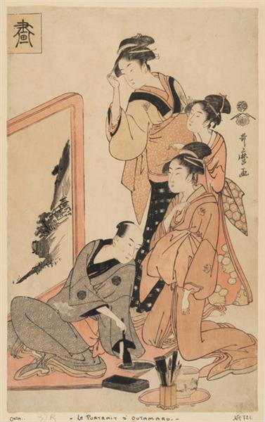 The four virtues, 1790 - 喜多川歌麿