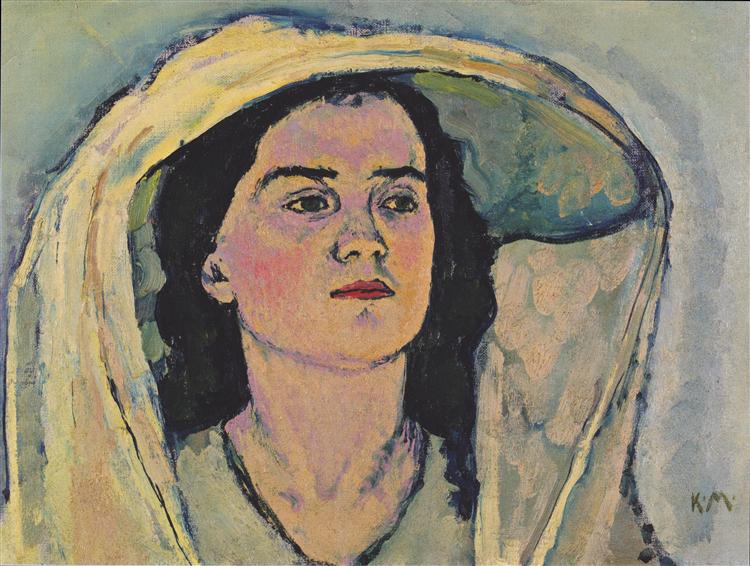 Study of Portrait of Venus in the Grotto, c.1914 - Коломан Мозер