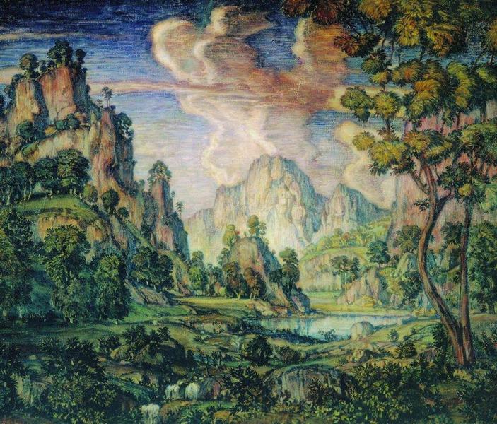 Classical Landscape, 1910 - Костянтин Богаєвський