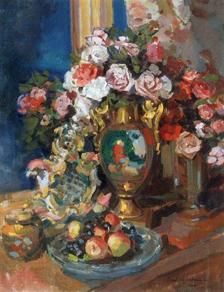 Натюрморт. Розы, 1916 - Константин Коровин