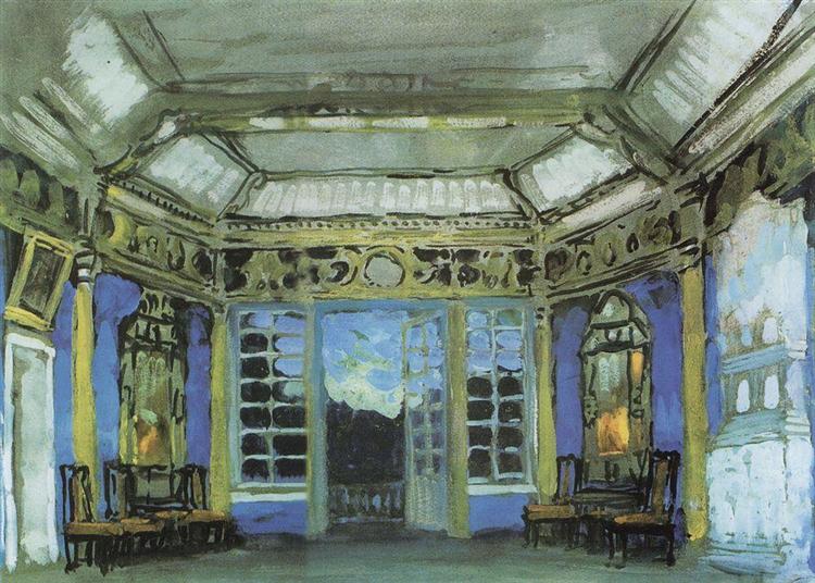 Summer office of Prince Vasily Golitsyn, 1911 - Костянтин Коровін