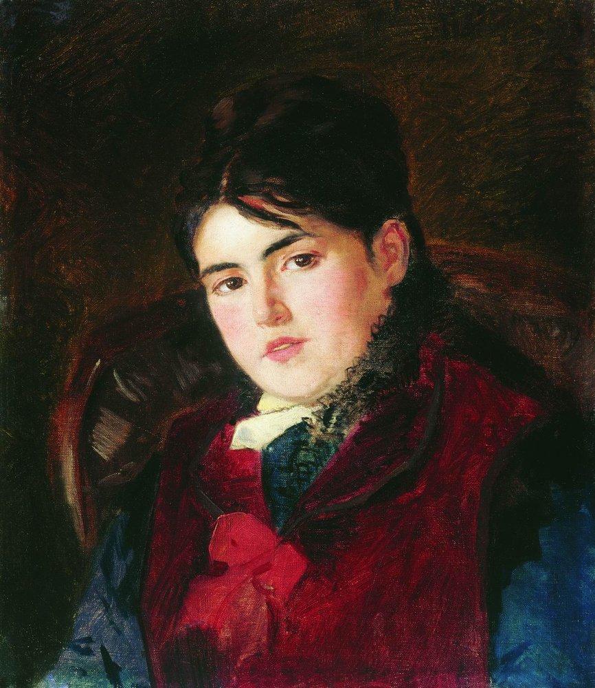 Female Portrait - Konstantin Makovsky - WikiArt.org