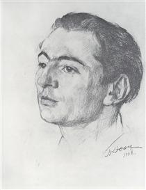 Portrait of E.V. Braginsky - Konstantin Yuon