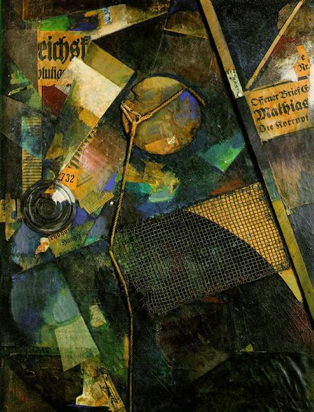 Merz Picture 25A: The Star Picture, 1920 - Kurt Schwitters