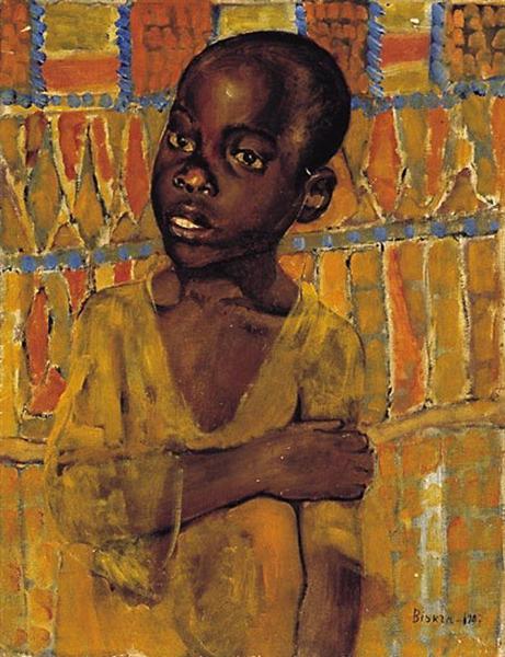 African boy, 1907 - Kusma Sergejewitsch Petrow-Wodkin