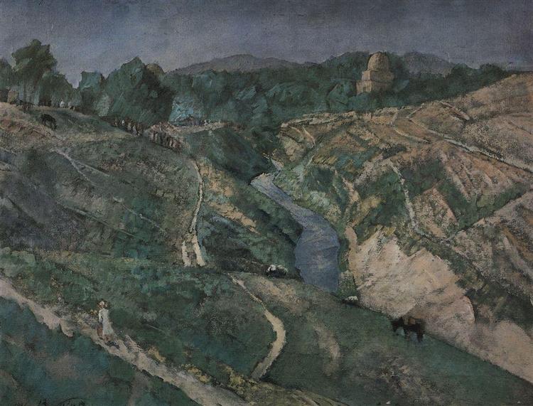 Samarkand, 1921 - Кузьма Петров-Водкін