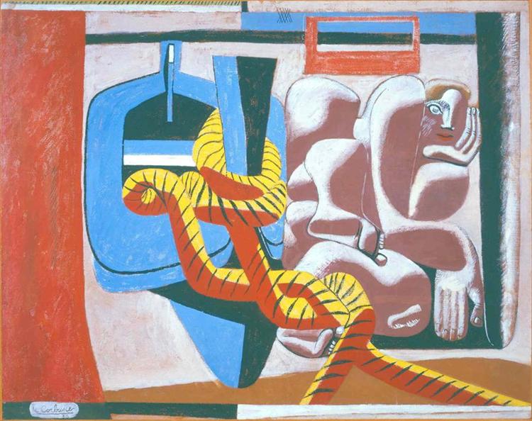 Carton pour tapisserie (Marie Cuttoli), 1936 - 柯比意