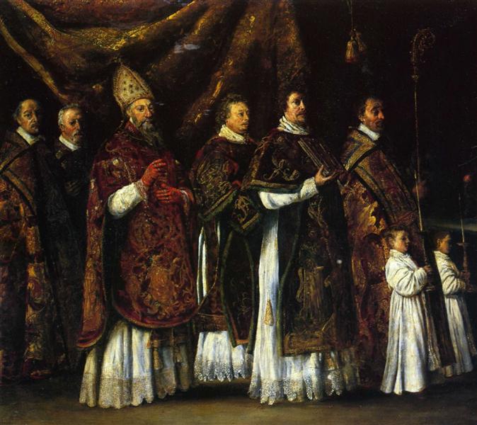 The Pontifical mass - Le Nain brothers