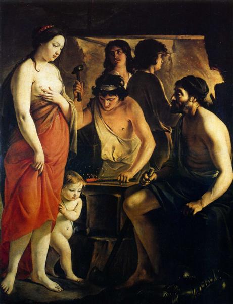 Venus in Vulcan's Forge, 1641 - Le Nain (Irmãos Le Nain)
