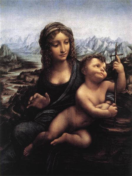 Мадонна с веретеном, c.1510 - Леонардо да Винчи