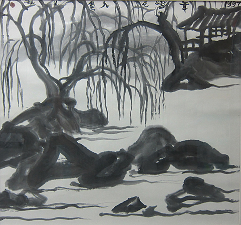 The Willow in Winter, 1997 - Li Huasheng