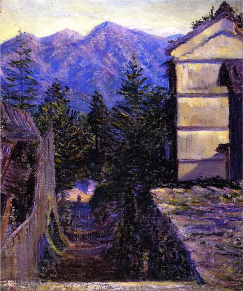Mountain Village, Japan, 1901 - Лила Кэбот Перри