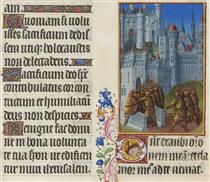 An Attack on a City - Limbourg brothers