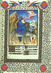 The Flight into Egypt - Limbourg brothers