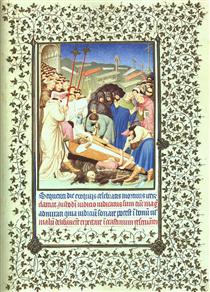 The Burial of Diocrès - Hermanos Limbourg