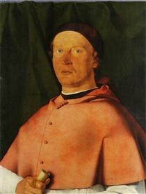貝爾納爾多·德·羅西主教肖像 - 羅倫佐·洛托