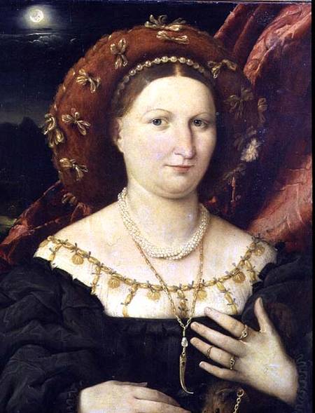 Portrait of Lucina Brembati, 1523 - 羅倫佐·洛托