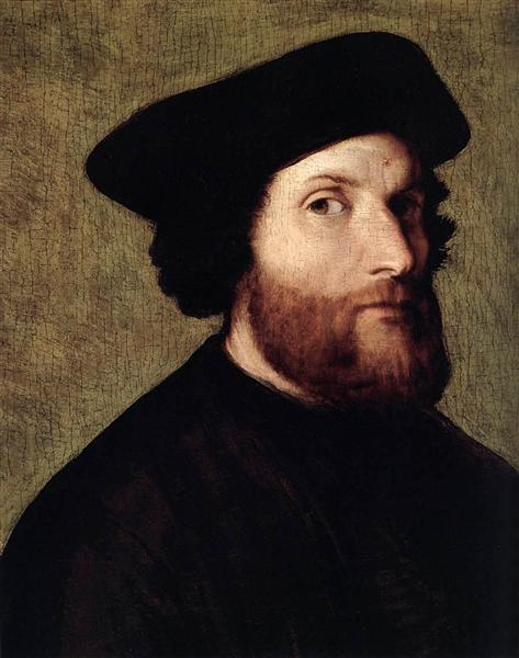 Автопортрет, c.1545 - Лоренцо Лотто