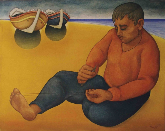 Fisherman in Arwad, 1976 - Лоай Кайялі