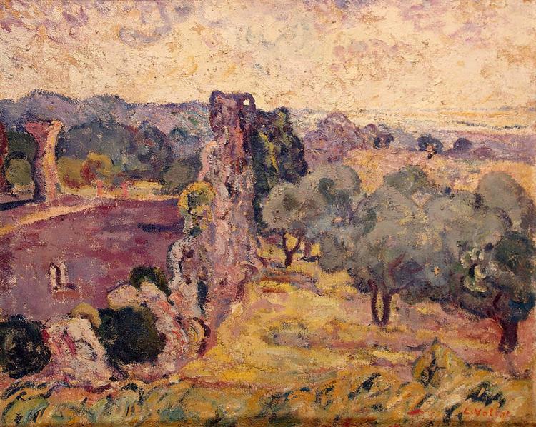 Landscape of the South of France, c.1908 - Луи Вальта