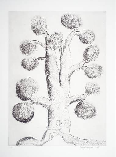 Дерево и женщина, 1998 - Луиза Буржуа