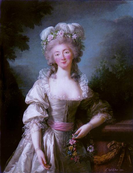 Portrait of Madame du Barry, 1782 - 伊莉莎白·維傑·勒布倫